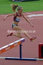 Eilish McColgan 3000 metres steeplechase Glasgow Diamond League. Photo: David T. Hewitson/Sports for All Pics